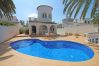 Villa en Empuriabrava - 0108-LLOBREGAT Casa al canal con piscina y amarre