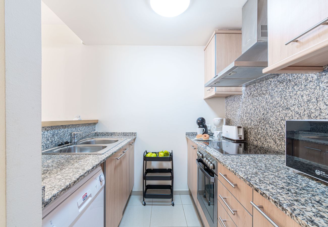 Apartamento en Rosas / Roses - 8010-MIL.LENI Apartamento con piscina comunitaria y parking