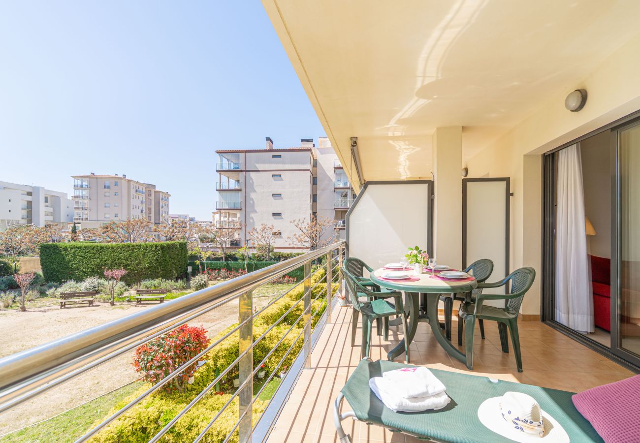 Apartamento en Rosas / Roses - 8010-MIL.LENI Apartamento con piscina comunitaria y parking