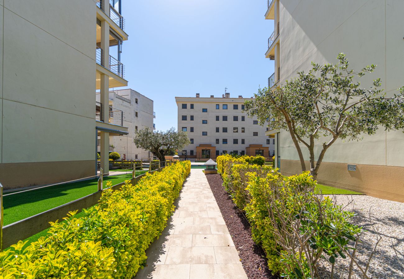 Apartamento en Rosas / Roses - 8010-MIL.LENI Apartamento con piscina comunitaria y parking