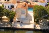 Vil.la en Empuriabrava - 0031-TER Casa al canal amb piscina, amarratge i estudi