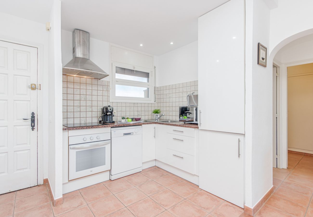 Ferienwohnung in Empuriabrava - 0147-PORT SOTAVENT Appartment mit Kanalblick und Gemeinschaftspool