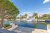 Villa in Empuriabrava - 0031-TER House at the canal with pool, mooring and studio