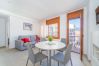 Apartment in Rosas / Roses - 2008-AV DE RHODE Apartment near the beach with parking and WiFi