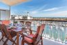 Appartement à Empuriabrava - 0172-PORT GREC Appartement avec vue sur canal et mer