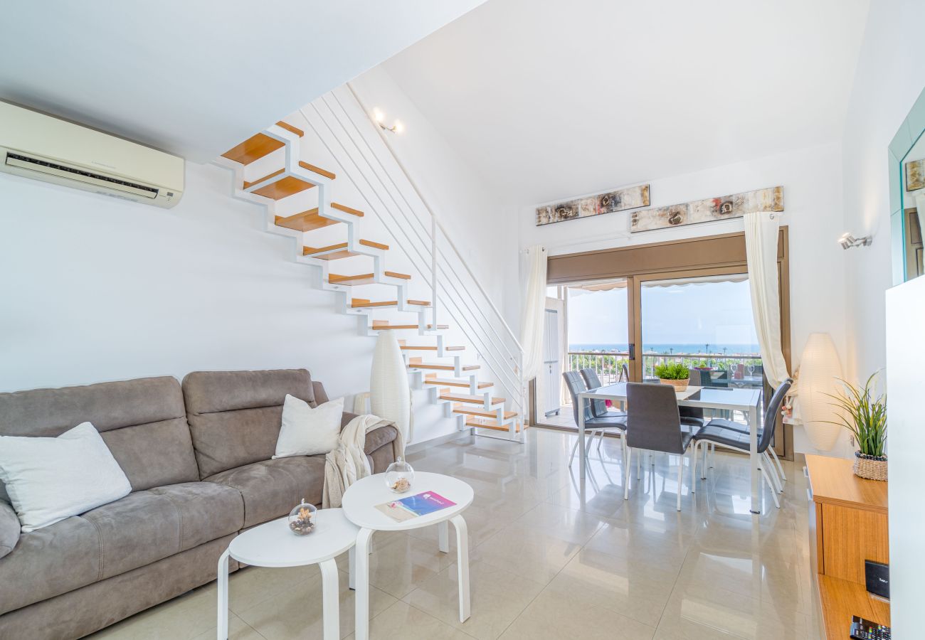 Appartement à Empuriabrava - 0160-PORT GREC Appartement avec WIFI, Smart TV, vue sur canal et mer