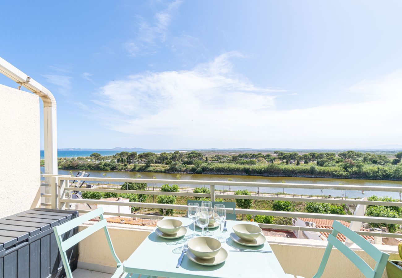 Appartement à Empuriabrava - 0116-MUGA PARK Appartement avec vue sur fleuve et mer