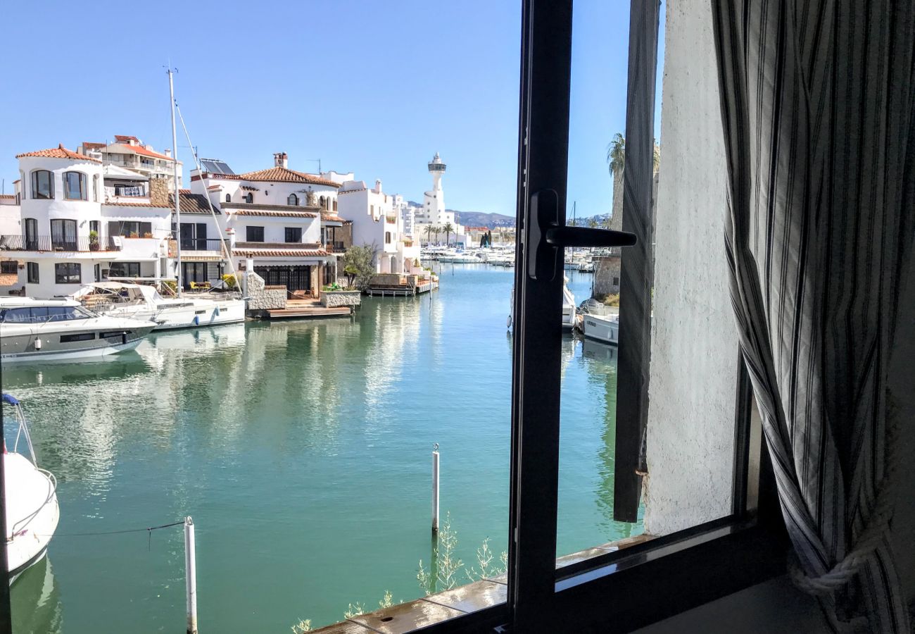 Villa à Empuriabrava - 0151-ILLA CARTAGO Maison de Pêcheur au Bord du Canal