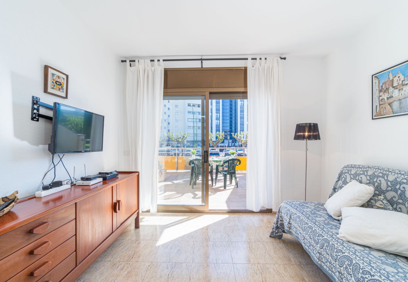 Appartement à Empuriabrava - 0088-MIRABLAU Appartement avec vue latérale sur la plage